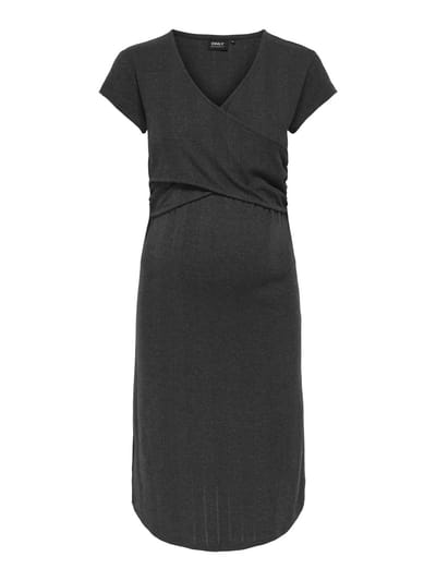 ONLY - OLMLARA S/S MATERNITY WRAP KNEE DRESS - Dames