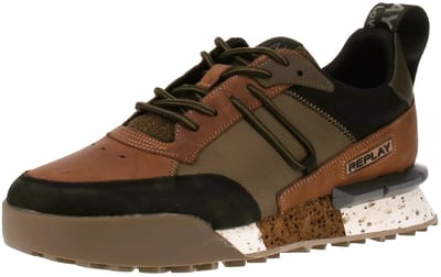 Replay Field Jupiter Craft GMS1P C0064L - Herensneaker - 499-Bruin-Zwart