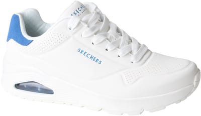 Skechers Street Uno - Suited on Air Herensneakers 183004 WBL wit blauw