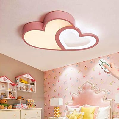 Moderne Kinderlamp met Dimbare Functie in Hartvorm voor Kinderkamer
