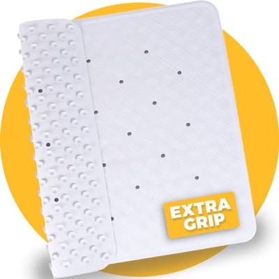 Pasper Douchemat antislip Wit - 53 x 53 cm - antislipmat douche - badmat
