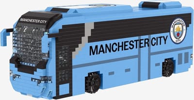 Manchester City 3D BRXLZ Spelersbus - Bouwpakket voor 12+ jaar - 1347 stuks