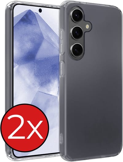 Hoesje - 2 Stuks - Geschikt voor Samsung Galaxy A56 - Sterk & Shockproof - Telefoonhoes - Back Cover - Case Siliconen - Telefoon Hoes - Transparant
