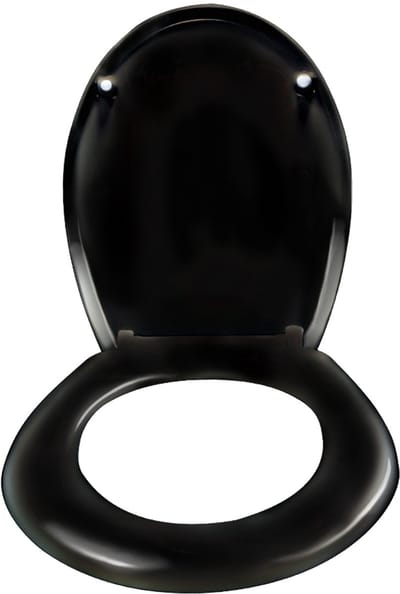 Ovale Toiletbril Met Softclose O-vormige Toiletbril Van Kunststof Toiletbril Incl. Bril & Verstelbare Scharnieren Quick-release Toiletbrillen Voor Eenvoudige Reiniging (Motief I) NAIZY