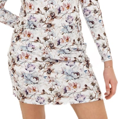 Func Factory dames Rokje Milly soft flowers met binnenbroekje maat S