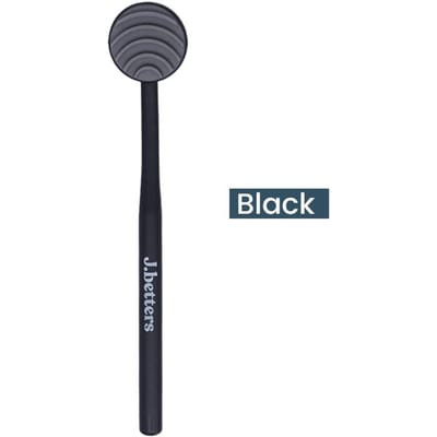 2 stuks Siliconen Tongschraper Dubbelzijdige Tongreiniger Borstel voor Frisse Adem Mondverzorging Tandenreinigingsgereedschap black
