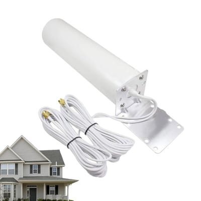 Wifi Versterker - Signaal Booster - Buiten Internet - Waterdicht Ontwerp - 5 Meter Kabel - Zwart