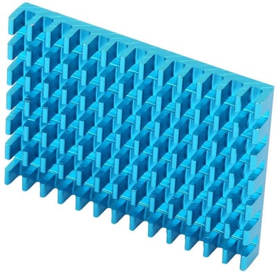 Dailygoody - Aluminium koellichaam - Koeler voor printplaat chip - Sterk en stevig - 40 x 30 x 5 mm - Roestbestendig - 5 stuks in verpakking - Ge