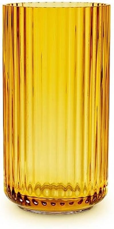 Lyngby Porcelain vaas 31cm amber