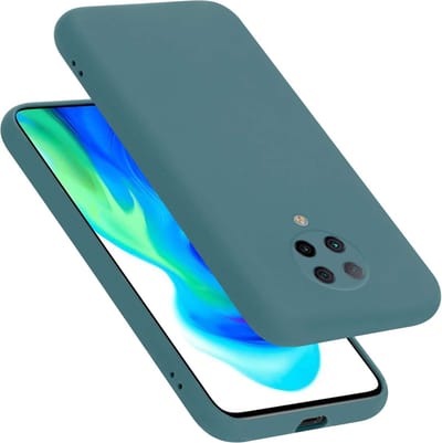 Cadorabo Hoesje geschikt voor Xiaomi POCO F2 PRO in LIQUID GROEN - Beschermhoes gemaakt van flexibel TPU silicone Case Cover