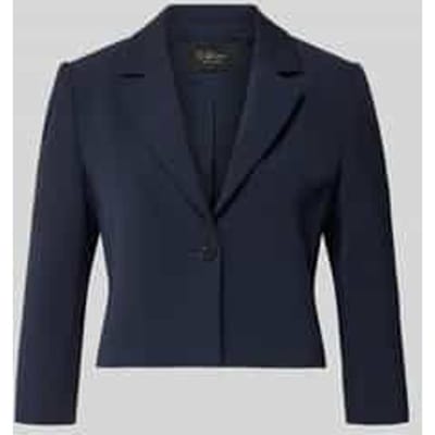 regular fit korte blazer met reverskraag