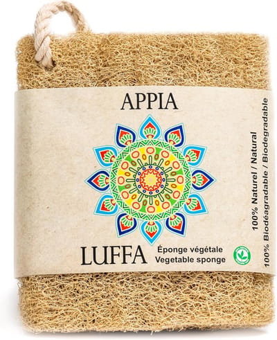 Biologische Loofah Spons - Natuurlijke Luffa - Huid Peelen - 100% Natuurlijk - 15 x 10 cm - Beige