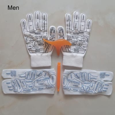 Acupunctuurpunt Handschoen Voet Acupressuur Sok Masserende Sok Massage Masseur Reflexologie Sokken Voet Fysiotherapie