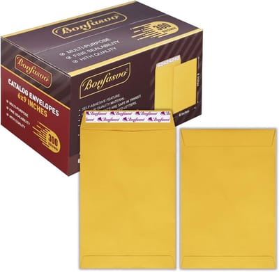 300 stuks Bruine Catalogus Enveloppen 15x23 cm – Zelfsluitend & 120GSM Kraft Papier