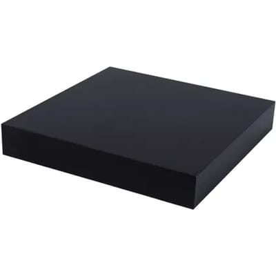 Duraline Wandplank Xl4 Zwart Lak Ral9004 38mm 23,5x23,5cm