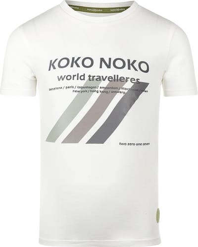 Koko Noko Jongens T-shirt - Off white