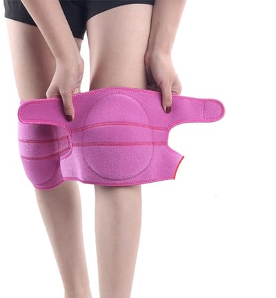 Dailygoods- Kniebeschermers - Antislip - Ademend - Dikke Spons - Geïntegreerd EVA-kussen - Geschikt voor Fitness/Hardlopen/Fietsen - Knieprotectors