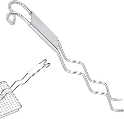 Roestvrijstalen Grill Lifter voor Barbecue - Veilig en Handig Gereedschap voor Buiten Koken, Grillen en Barbecueën met Antislip Grip