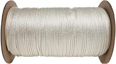 Nylon Touw - Utility Koord - Kamperen Buiten Varen - UV- en Rotbestendig - 3/16 inch 100 voet - Wit