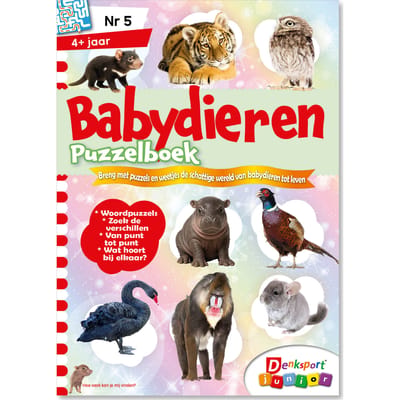 Babydieren puzzelboek editie 5