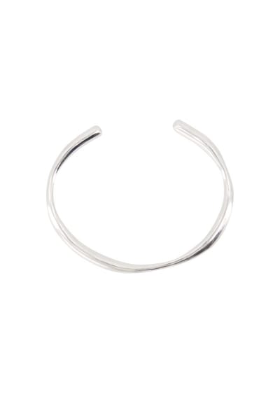 Zusss Armband Bangle Chunky Plated Brass Silver