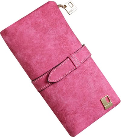 Dames Portemonnee Ritssluiting - Roze - Portemonnee voor Pasjes, Credit Card & Cash Geld