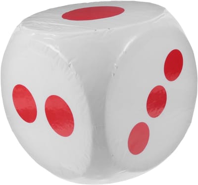 Grote Foam Dobbelstenen - Reusachtige Spons Dobbelstenen - Feestjes Klaslokalen Spelletjes - Lichtgewicht Draagbaar Schuim - 30x30x30CM - Multi