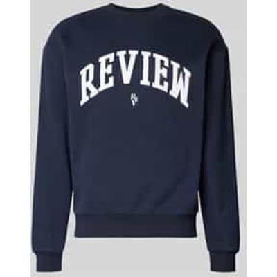 Sweatshirt met Varsiety-emblemen