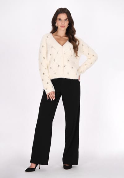 Faina Vest Dames wolwit