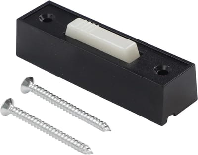 Garagedeuropener Schakelaar - Wandbediening Drukknop - Toegang Bediening - Verlicht Groen LED - 7 x 2 x 2 cm - Zwart