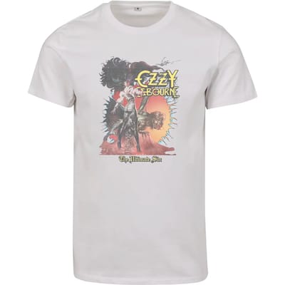 Urban Classics Heren Tshirt -XS- Ultimate Sunburst Wit