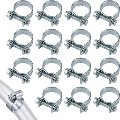 Hinge Bolt Klem, 12-14mm Slangklemmen voor Brandstofleidingen, Uitlaatpijpen en Mini Brandstofsystemen