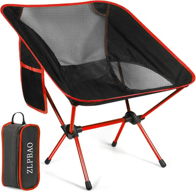 Thijox - Opvouwbare Campingstoel met Draagtas - Lichtgewicht en Duurzaam - Ergonomische Visstoel voor Buiten, Wandelen, Barbecue en Strand - Antislip