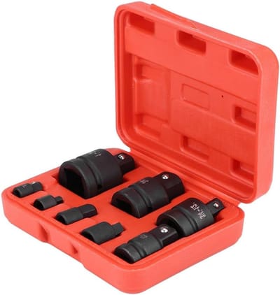 8-delige Steeksleutel Converter Set voor 1/4, 3/8, 1/2, 3/4 en 1 inch - Comfortabel en Gebruiksvriendelijk, Ideaal voor Klussen en Onderhoud