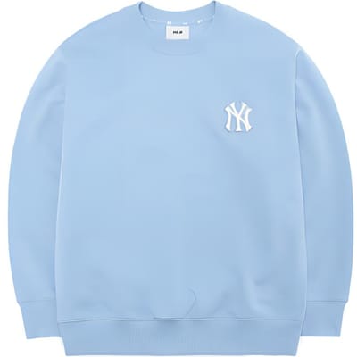 Sweatshirt à col rond imprimé graphique au dos MLB New York Yankees High Street Sweatshirt unisexe Bleu 3AMTI0121-50BLL S white