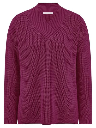 Trui V-hals Van Peter Hahn pink