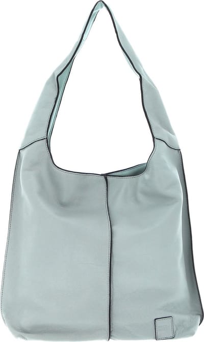 FREDsBRUDER Leren Schoudertas FB 100 IV Shoulderbag Sky Blue Lichtblauw