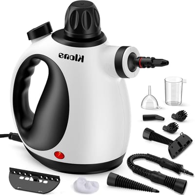 Handstoomreiniger - Stoomapparaat - Grondig Reinigen - Chemisch Vrij - 350 ml reservoir - Wit