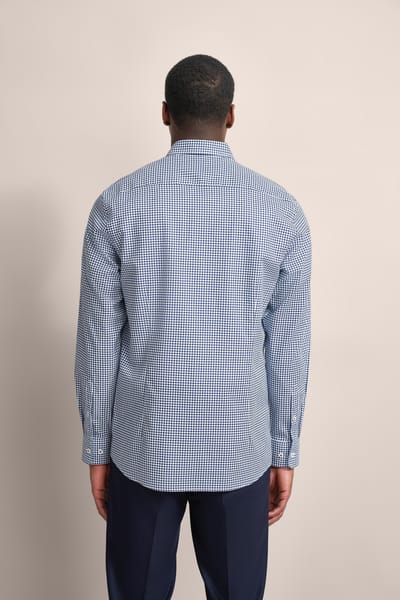 Bugatti Herren Oxford overhemd van 100% katoen