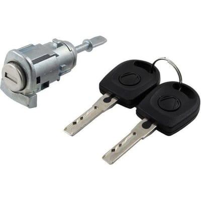 Modecar - Deurslot Cilinder Links (Bestuurderszijde) – Voor Skoda Octavia I (vanaf 1996) – incl. 2 Sleutels – OE 1U0837167C