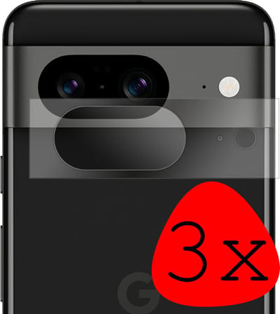 Camera Lens Protector - 3 Stuks Geschikt voor Google Pixel 8 - Camera Screenprotector Beschermglas - Gehard Glas - Tempered Glass - Screen Protector