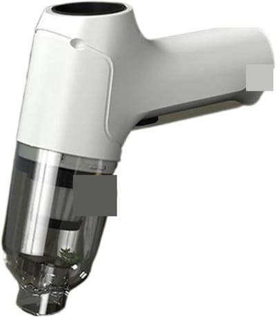 Auto Stofzuiger - Handstofzuiger Mini - Auto Interieur Reinigen - Sterke Zuigkracht - 18 x 16.5 cm - Wit