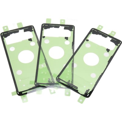 3 STuks Telefoon Batterij Achterklep Sticker Plastic Telefoon Achter Batterijdeur Cover Tape voor Galaxy S10 beige