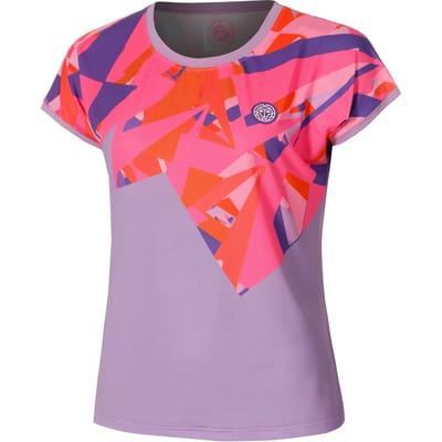 BIDI BADU Spike T-shirt Dames-Donkerblauw,Veelkleurig