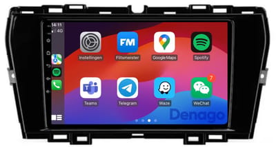 CarPlay autoradio geschikt voor SsangYong Tivoli | 2019 t/m 2021 | Android 13 | Draadloos Apple CarPlay & Android Auto | 2GB + 32GB | QuadCore processor | Denago DNG-A254 | 2025 model | 2019 2020 2021 | Bluetooth & Wifi