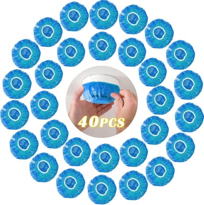 Rookmelder Covers - Brandalarm Beschermers - Thuis Veiligheid - Verdikt Elastisch Materiaal - 40 Stuks - Blauw