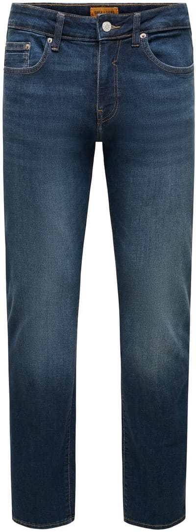 Only & Sons Heren Jeans Broeken regular/straight Fit Blauw 28W / 32L Volwassenen