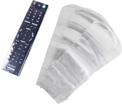Dailygoody - Krimpfolie afstandsbediening - Beschermende hoezen - Transparant - PVC - Waterdicht - Stofdicht - 20 stuks