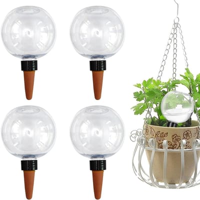 Planten watergevers - Bewateringsbollen - Planten verzorgen - Zelf water geven - 500 ml - Transparant