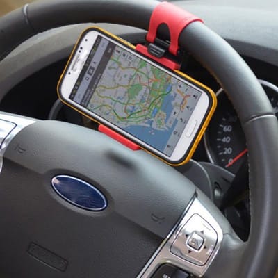 Universele Telefoonhouder voor Autostuur - Telefoon Houder - Autohouders - Autoaccessoires - Telefoniehouder
